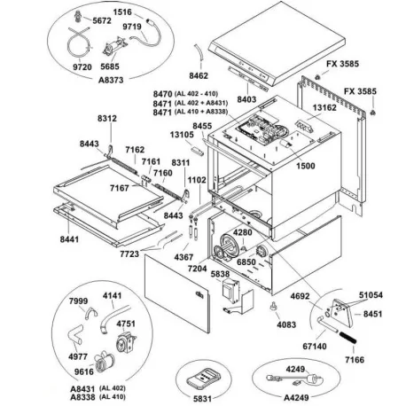 Cuerpo Aspiracion ATA 6808 AL-401 AL-410 AL-40 AL-45