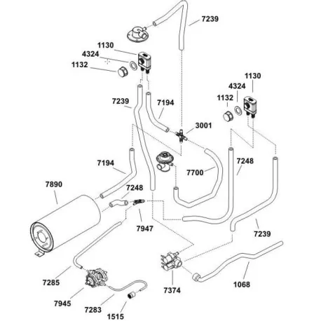 Intake Body ATA 6808 AL-401 AL-410 AL-40 AL-45