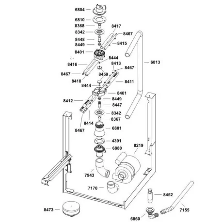 Intake Body ATA 6808 AL-401 AL-410 AL-40 AL-45