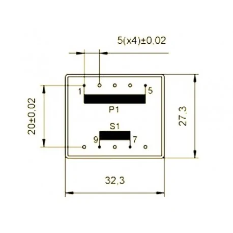 Transformador Encapsulado 2,4VA 24V 100mAh