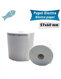 Elecro paper rolls 57x60 mm PESCADOS Y MARISCOS (Pack of 10 units)