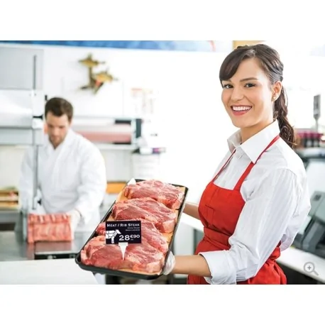 Bandejas de plástico ABS blancas y negras