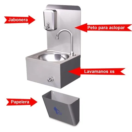 Lavamanos de Rodilla Serie XS complet