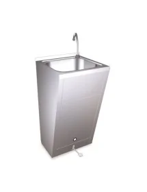 Lavamanos registrable con pedal de agua fría y caliente