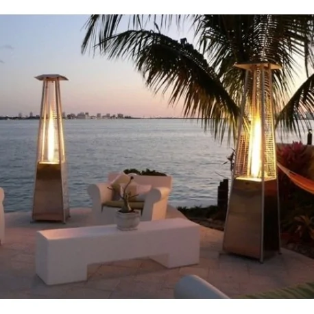 Estufa pirámide Acero Inox