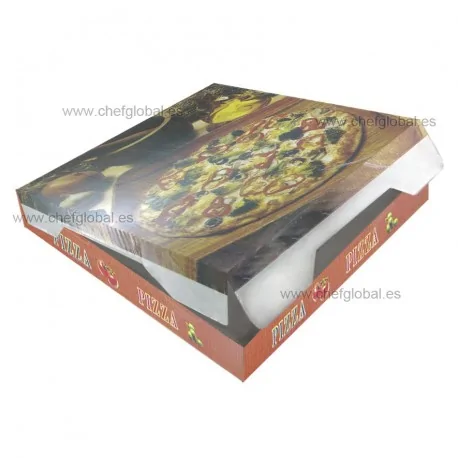 Caja Pizza 40x40x4 cm (Pack 50 uds)