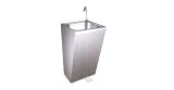 Recordable washbasin with hot and cold water double pedal