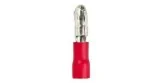fiche ronde taille ø4mm 0,5-1,5mm² Q 100 pc isolation PVC Cu gal Sn rouge t.max. 75°C