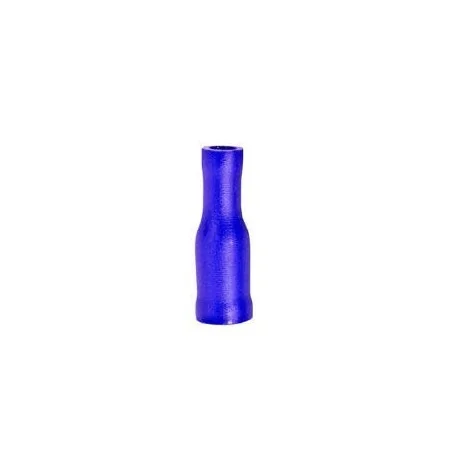 prolongateur femelle taille ø4mm 1,5-2,5mm² Q 100 pc isolation PVC Cu gal Sn bleu t.max. 75°C