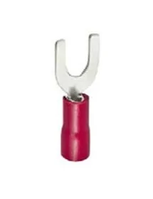 spate terminal size M5 ø5.3mm 0.5-1.5mm² Qty 100 pcs insulation PVC Cu gal Sn red