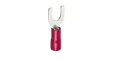 cosse à fourche taille M5 ø5,3mm 0,5-1,5mm² Q 100 pc isolation PVC Cu gal Sn rouge t.max. 75°C