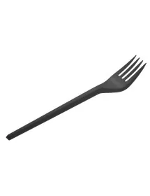 Black Plastic fork (15 pcs)