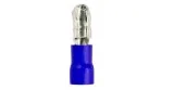 conector redondo tamaño ø4mm 1,5-2,5mm² UE 100 pzs aislam. PVC Cu gal Sn azul T máx 75°C