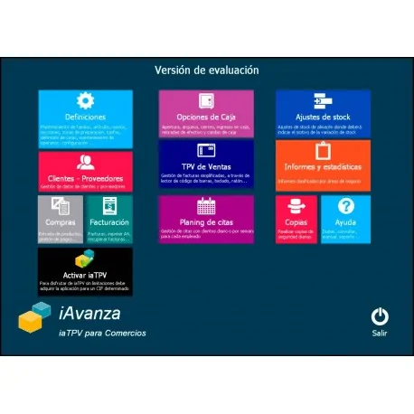 Pour le programme de gestion de point de vente au détail iaTPV