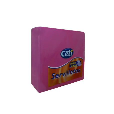 Serviettes 40x40cm 2 Couches P & P (Paquet de 100 pcs)